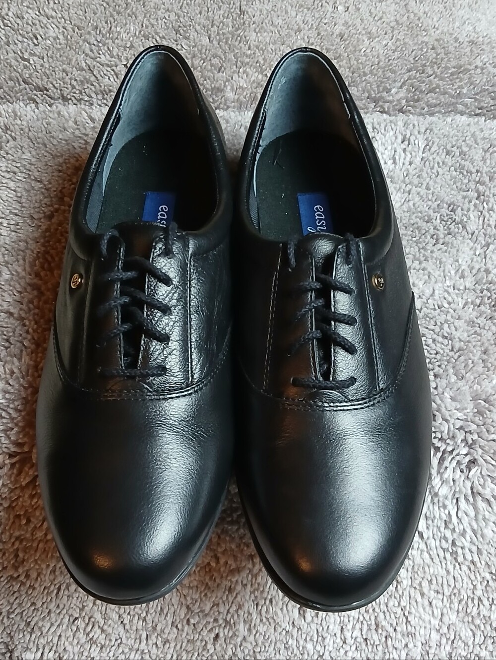 Easy Spirit Anti Gravity Motion Black Leather Walking Shoes Size 7